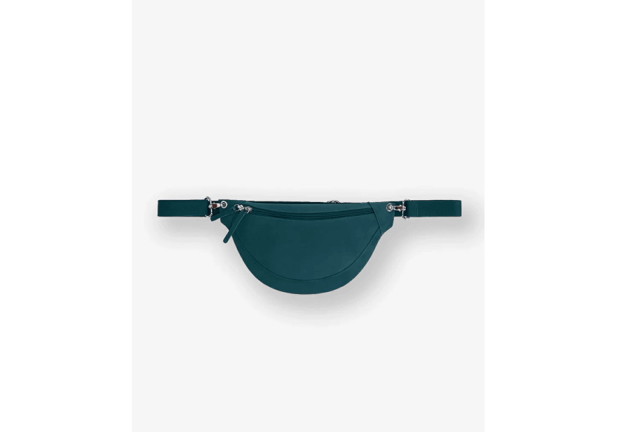 Les Ateliers Foures B125 - CUIR DE VACHETTE - PAON sac banane atalante medium banane