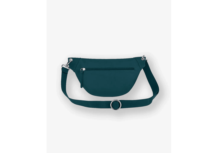 Les Ateliers Foures B125 - CUIR DE VACHETTE - PAON sac banane atalante medium banane