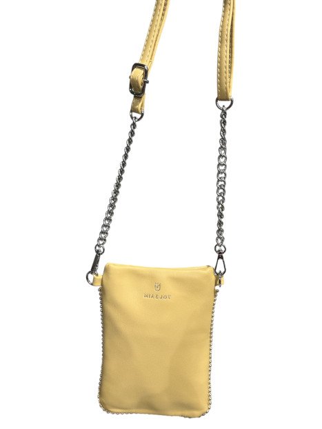 MIA &  JOY MJ2055 - POLYURÉTHANE - BEIGE pochette téléphone Sac business