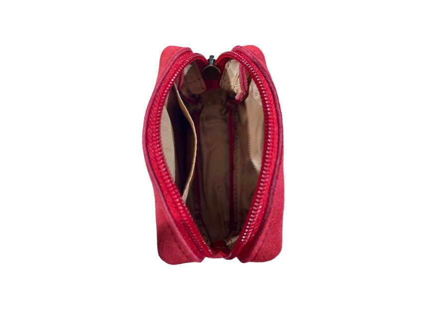 Francinel MJ2160 - CUIR/ TEP - ROUGE porte monnaie zip betsy Porte-monnaie