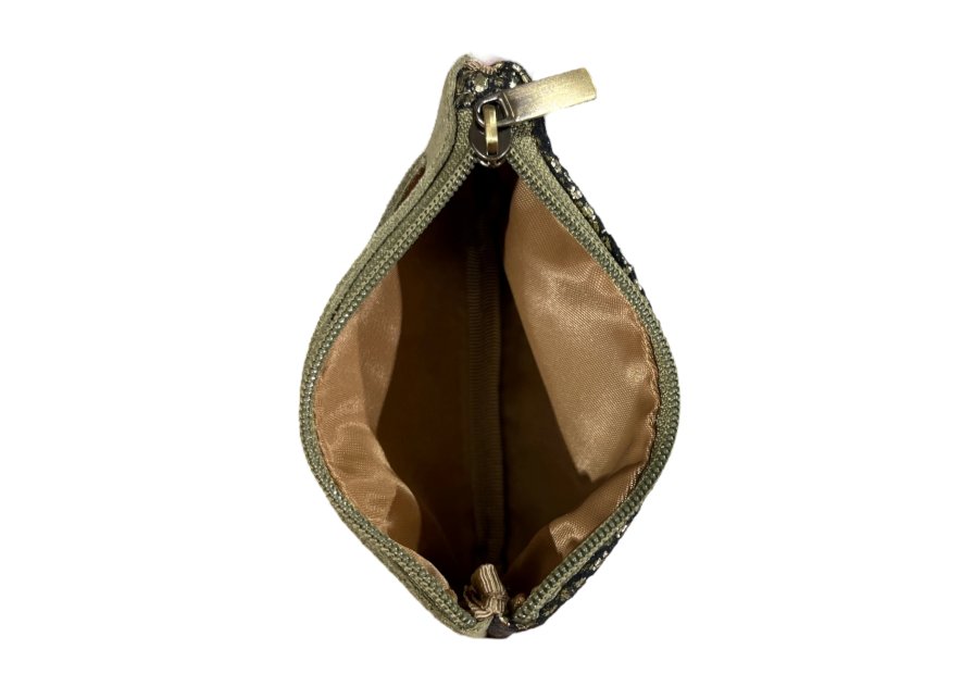MIA &  JOY MJ2161 - CUIR/ TEP - KAKI porte monnaie simple zip betsy Porte-monnaie
