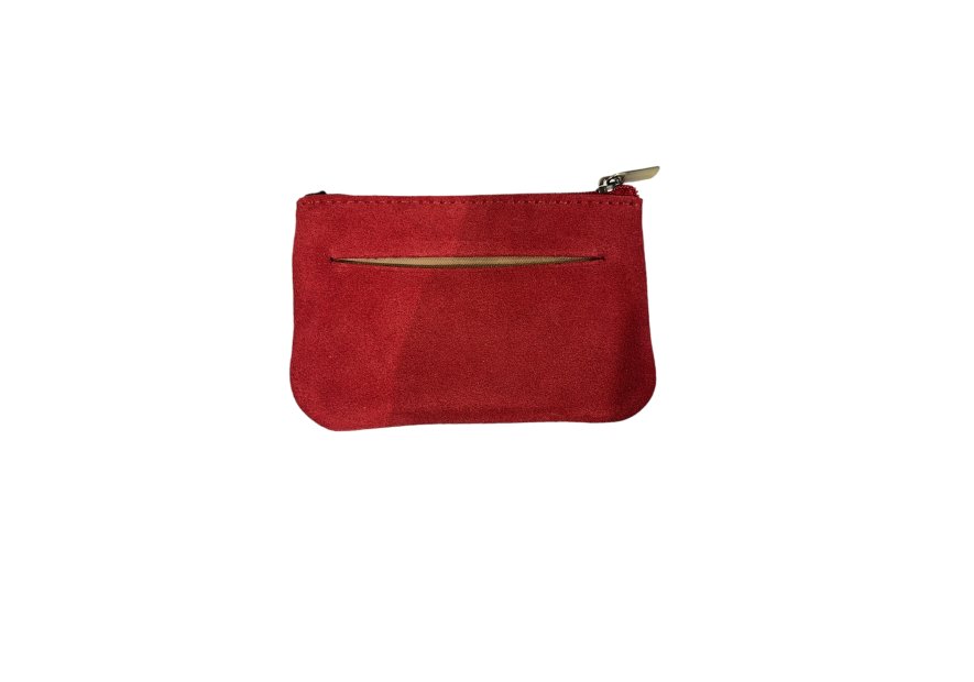 MIA &  JOY MJ2161 - CUIR/ TEP - ROUGE porte monnaie simple zip betsy Porte-monnaie