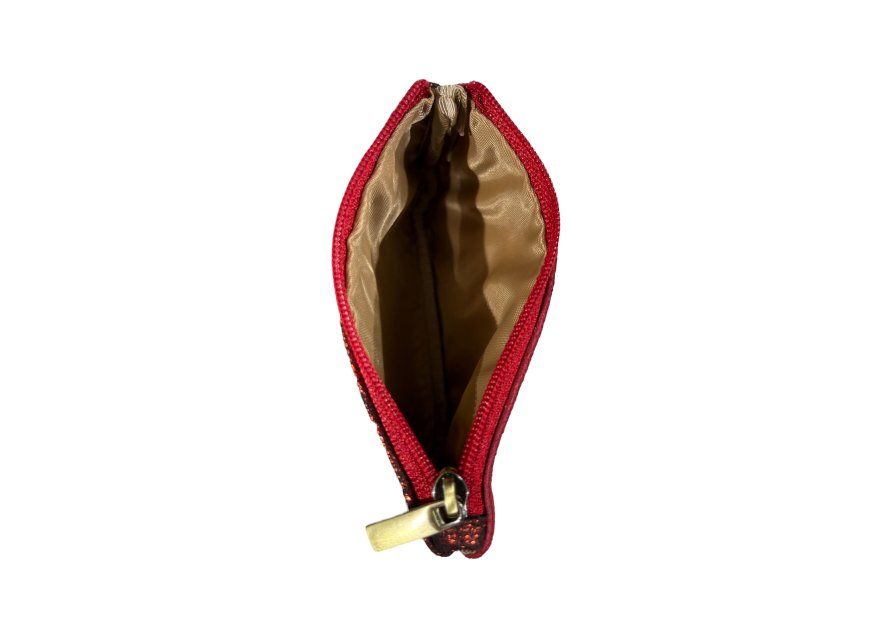 MIA &  JOY MJ2161 - CUIR/ TEP - ROUGE porte monnaie simple zip betsy Porte-monnaie