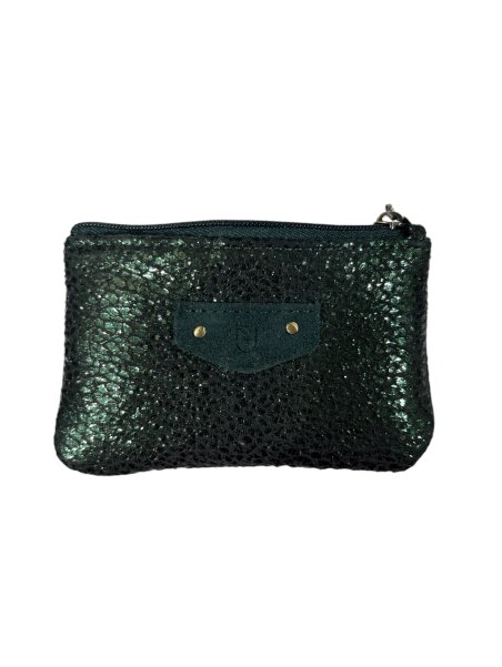 MIA &  JOY MJ2161 - CUIR/ TEP - FORÊT porte monnaie simple zip betsy Porte-monnaie