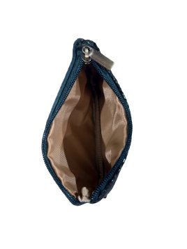 MIA &  JOY MJ2161 - CUIR/ TEP - FORÊT porte monnaie simple zip betsy Porte-monnaie