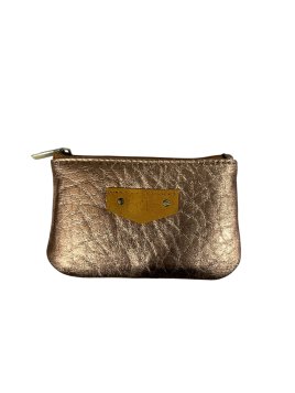 MIA &  JOY MJ2161 - CUIR/ TEP - OR porte monnaie simple zip betsy Porte-monnaie