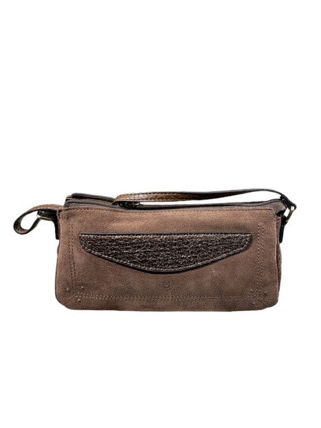 MIA &  JOY MJ2152 - CUIR/ TEP - MARRON petit porté travers Sac business