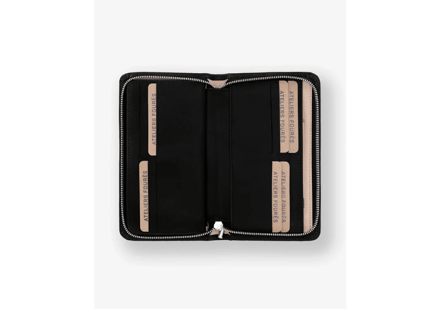 Les Ateliers Foures H68 grand porte monnaie zippé perséphone Porte-monnaie Femme
