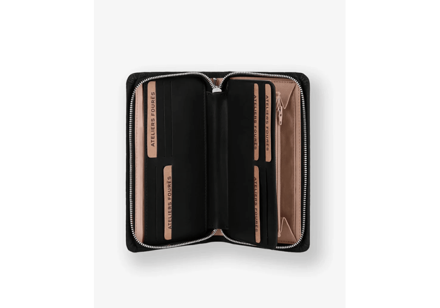 Les Ateliers Foures H68 grand porte monnaie zippé perséphone Porte-monnaie Femme