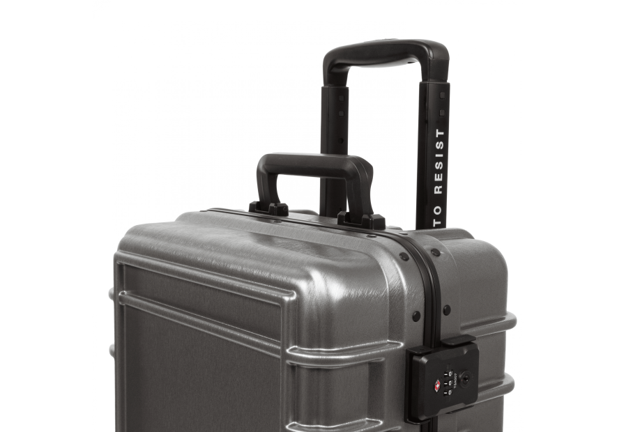 Eastpak K0A5BJE - POLYCARBONATE - BRUSHE valise rigide cabine resist'r case s easpak Valises