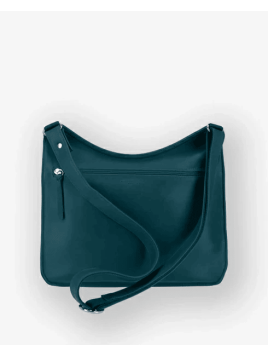 Les Ateliers Foures B359 - CUIR DE VACHETTE - PAON les ateliers fourès - la baroudeuse-maxi gibecière Sac business