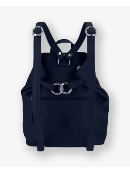 Les Ateliers Foures B417 - CUIR DE VACHETTE - NUIT sac à dos sécurisé s avec attache fixation Sacs à mains