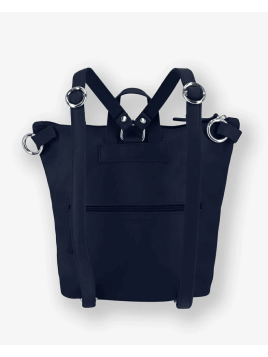 Les Ateliers Foures B417 - CUIR DE VACHETTE - NUIT sac à dos sécurisé s avec attache fixation Sacs à mains