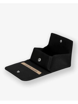 Les Ateliers Foures B24 - CUIR DE VACHETTE - NOIR porte monnaie et billet boite les ateliers fourès Portefeuilles