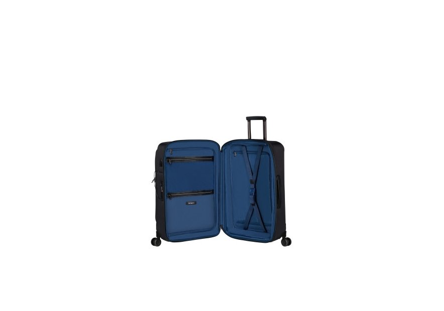 Samsonite 149844 - NYLON/CUIR - NOIR valise 67cm splendix Valises