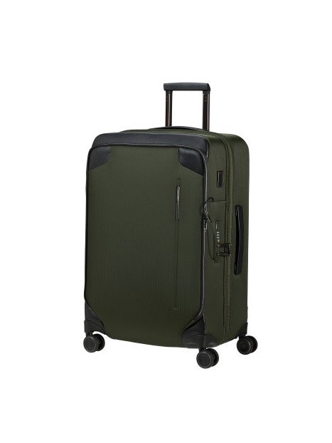 Samsonite 149844 - NYLON/CUIR - VERT FÔRET valise 67cm splendix Valises