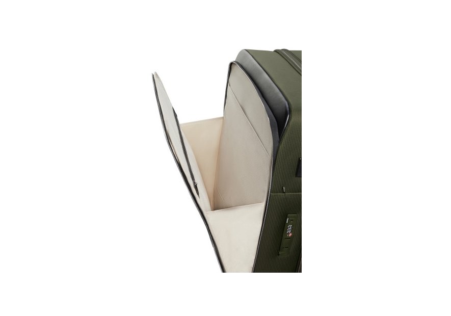 Samsonite 149844 - NYLON/CUIR - VERT FÔRET valise 67cm splendix Valises