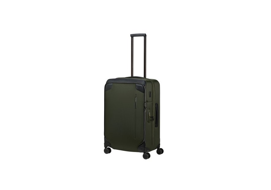 Samsonite 149844 - NYLON/CUIR - VERT FÔRET valise 67cm splendix Valises