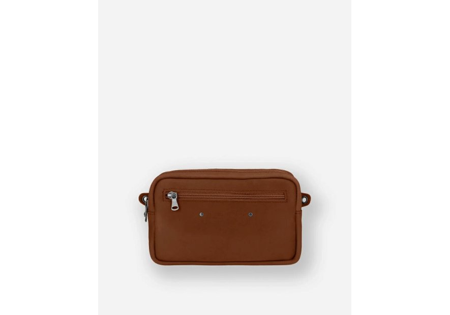 Les Ateliers Foures 9400 - CUIR DE VACHETTE - FAUVE fourès-baroudeur-pochette double zip Pochettes