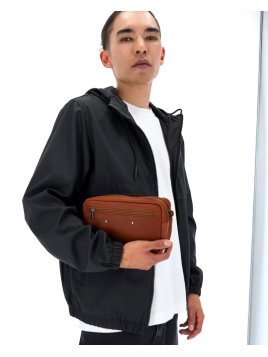 Les Ateliers Foures 9400 fourès-baroudeur-pochette double zip pochette