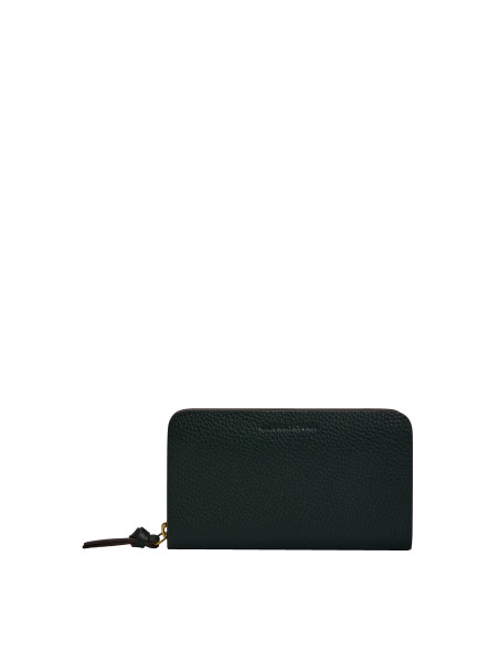 Gerard Darel WALLET - CUIR DE VACHETTE - NOIR gérard darel wallet portefeuille zippé Porte-monnaie