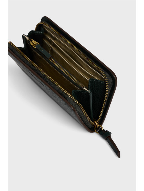 Gerard Darel WALLET - CUIR DE VACHETTE - NOIR gérard darel wallet portefeuille zippé Porte-monnaie