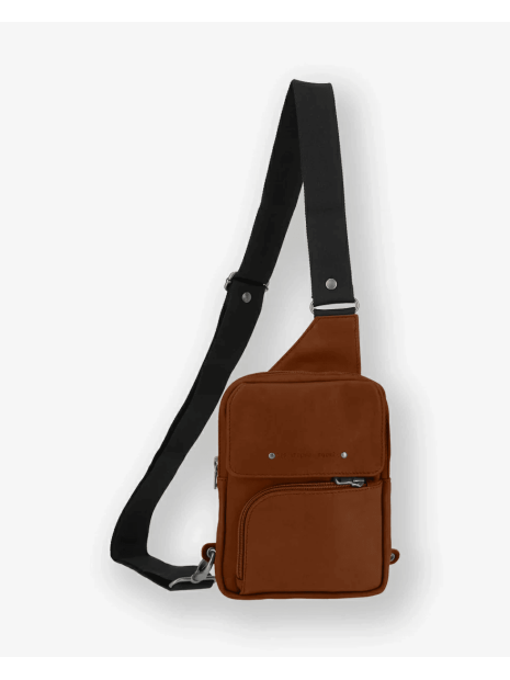 Les Ateliers Foures 9169 - CUIR DE VACHETTE - FAUVE holster épaule rabat baroudeur pallas banane-d-epaule