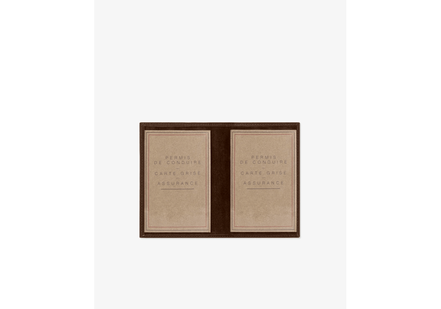 Les Ateliers Foures 9244 - CUIR DE VACHETTE - COGNAC porte papiers hypérion Porte-cartes