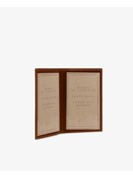 Les Ateliers Foures 9244 - CUIR DE VACHETTE - FAUVE porte papiers hypérion Porte-cartes