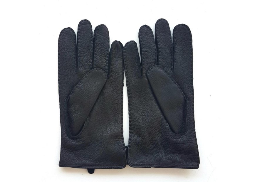 Poujade 5504DC - CERF - NOIR gants homme poujade cerf marc Gants