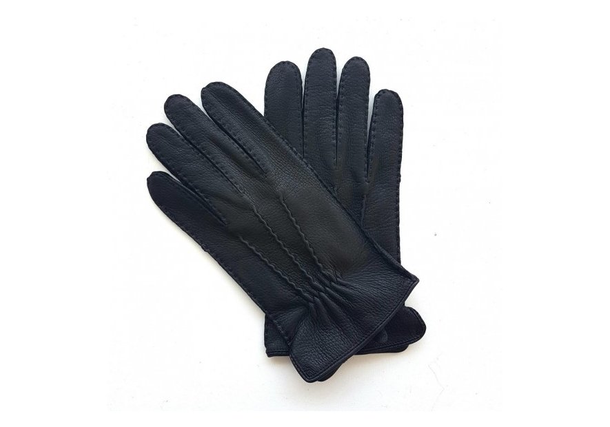 Poujade 5504DC - CERF - NOIR gants homme poujade cerf marc Gants