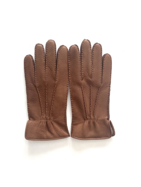 Poujade 5504DC - CERF - TOBACCO gants homme poujade cerf marc Gants