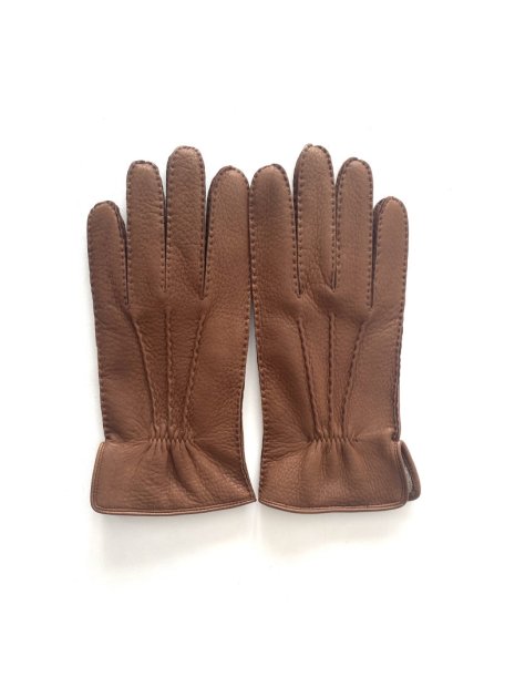 Poujade 5504DC - CERF - TOBACCO gants homme poujade cerf marc gants-homme