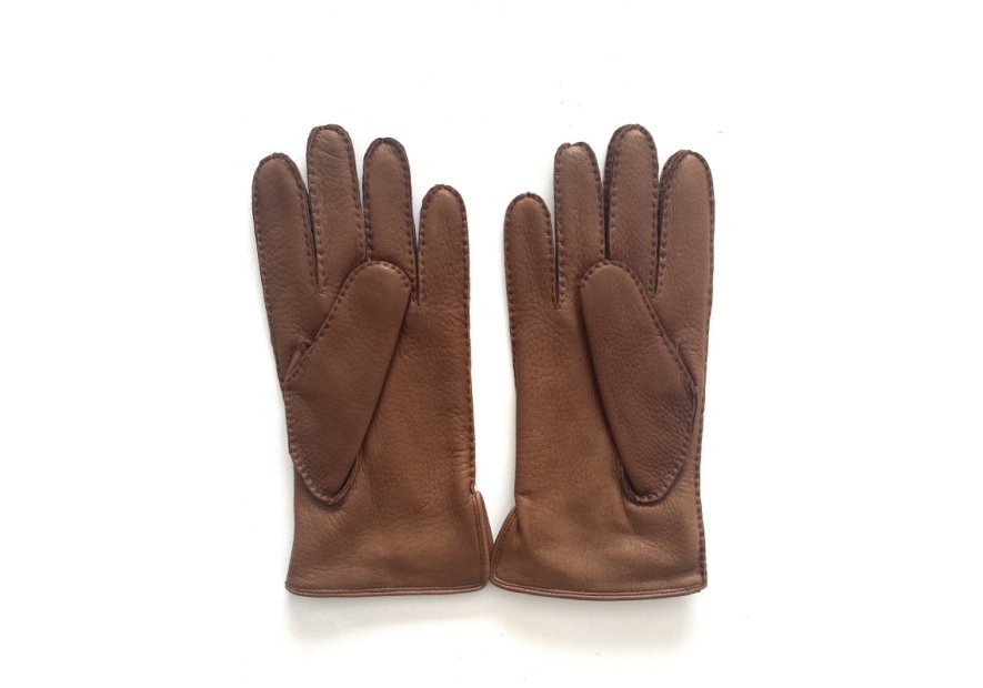 Poujade 5504DC - CERF - TOBACCO gants homme poujade cerf marc Gants