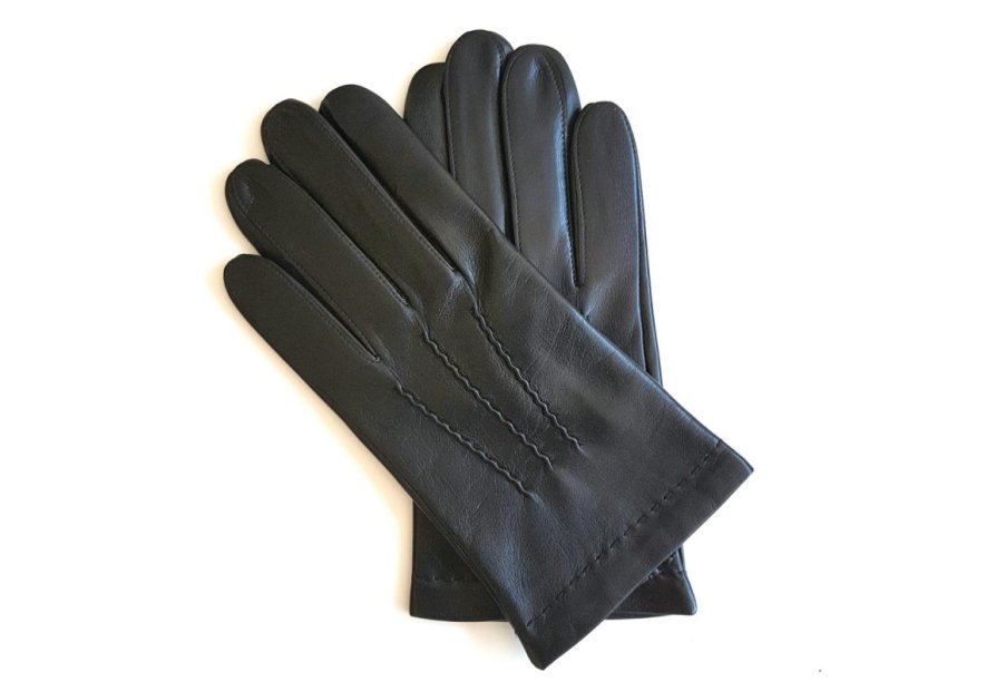 Poujade P60 DC/TACTIL - CUIR D'AGNEAU -  gants homme tactil henry Gants