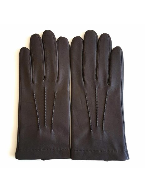 Poujade P60 DC/TACTIL - CUIR D'AGNEAU -  gants homme tactil henry gants-homme