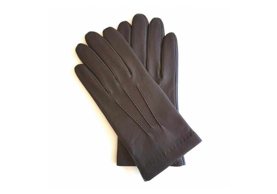 Poujade P60 DC/TACTIL - CUIR D'AGNEAU -  gants homme tactil henry Gants