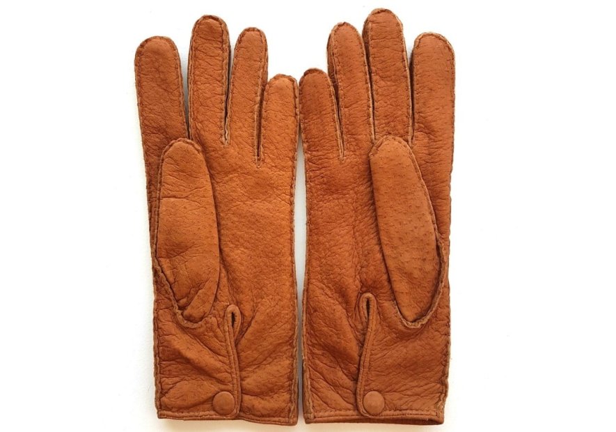 Poujade 122PBDA - PECARI - CORK gants homme pécari doublé alcantara paul Gants