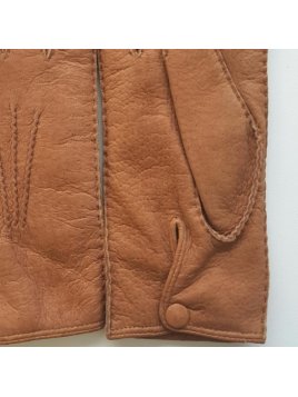 Poujade 551PBDA - PECARI - CORK poujade-pécari-gant femme dble alpaga Gants