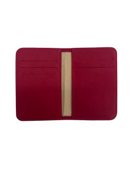 Les Ateliers Foures B11. - CUIR DE VACHETTE - HIBISC porte 4 cartes astré baroudeuse Porte-cartes