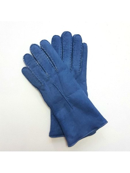 Poujade 55/06 - CUIR D'AGNEAU - JEAN - B gants femme curly anastasia Gants