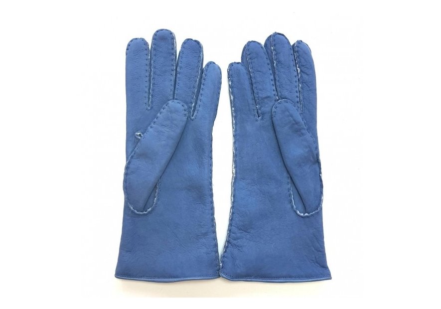 Poujade 55/06 - CUIR D'AGNEAU - JEAN - B gants femme curly anastasia Gants
