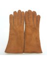 Poujade 55/06 - CUIR D'AGNEAU - CHESNUT gants femme curly anastasia gants-femme