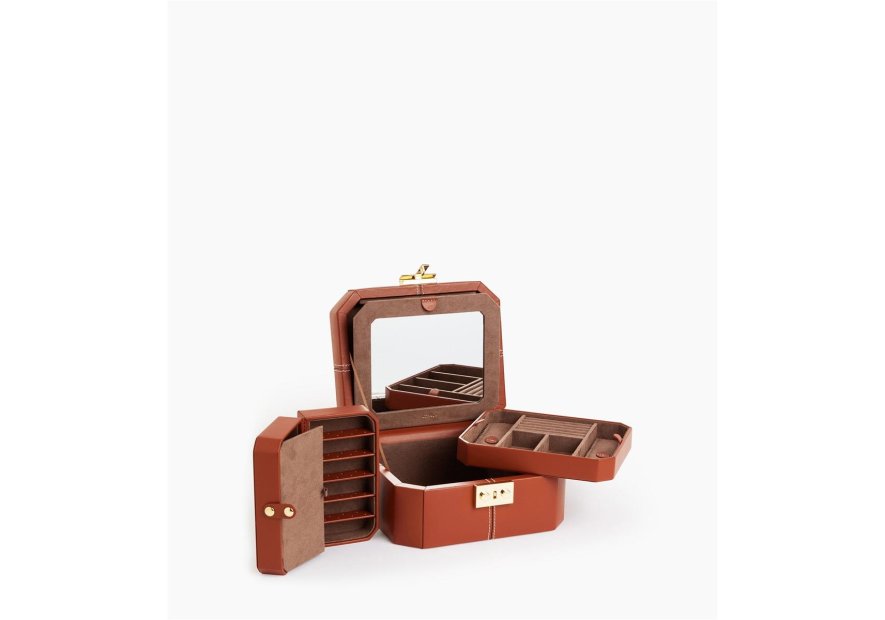 Le Tanneur TBJ7400 - CUIR DE VACHETTE - ACA coffret à bijoux hdg Coffrets à bijoux