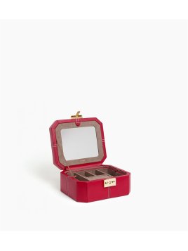 Le Tanneur TBJ7400 - CUIR DE VACHETTE - GRE coffret à bijoux hdg Coffrets à bijoux