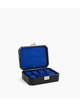 Le Tanneur TBJ7500 - CUIR DE VACHETTE - NOI coffret 6 monstres et bagues btn Coffrets à bijoux