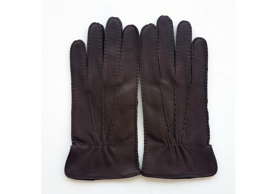 Poujade 5504DC - CERF - MARRON gants homme poujade cerf marc Gants
