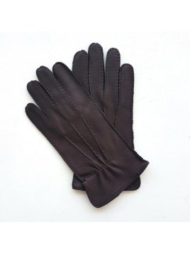 Poujade 5504DC - CERF - MARRON gants homme poujade cerf marc Gants