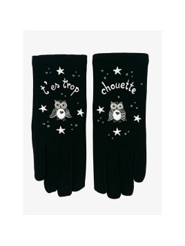 Quand les poules auront des gants GTL - POLYAMIDE - T'ES CHOUETTE gants taille unique quand les poules auront des ga gants fe...