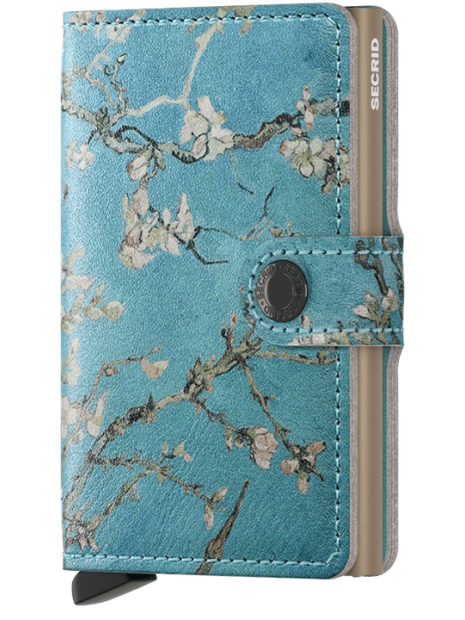 Secrid MAR - ALUMINIUM/CUIR - ALMOND-BL secrid miniwallet art porte-cartes